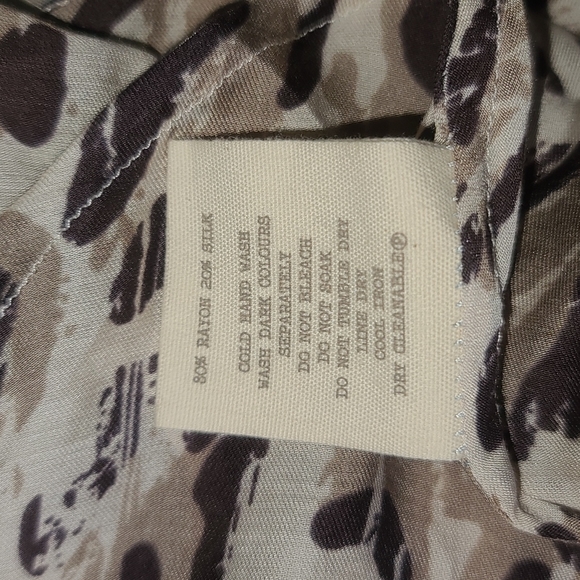 New Spell Designs Wild Ones strappy dress dust M gypsy leopard kerchief midi - Picture 11 of 17